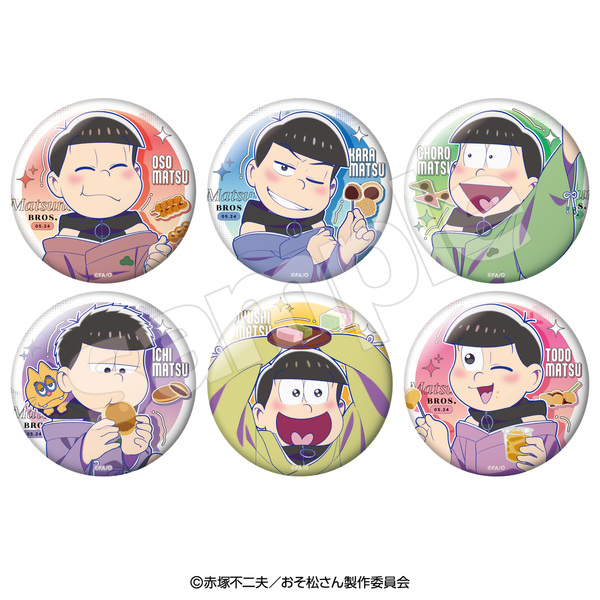 おそ松さん×推し旅 トレーディング缶バッジ 単品（全6種よりランダム