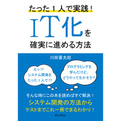 たった1人で実践！IT化を確実に進める方法10分で読めるシリーズ