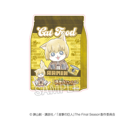 進撃の巨人　調査兵にゃん　ダイカットステッカー　アルミン（2026年10月以降発売予定）