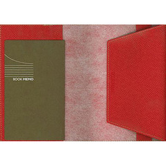 １０４．ブックマム文庫本サイズ　レッド