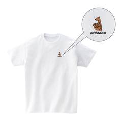 ハナコ秋山／『#秋山動物園』カンガルー刺繍Tシャツ