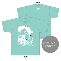 【SKE48】鎌田菜月　生誕記念Tシャツ(L)＆メッセージ入り生写真（2024年8月度）