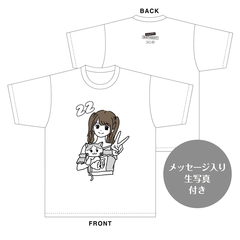 【SKE48】鈴木愛菜　生誕記念Tシャツ(XXL)＆メッセージ入り生写真（2026年1月度）