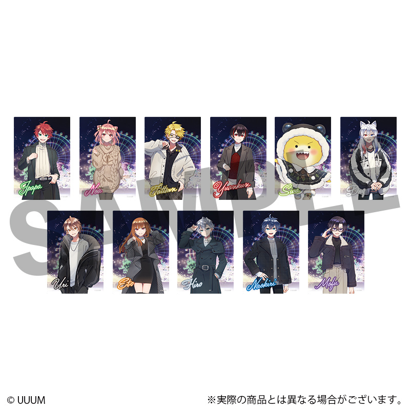 カラフルピーチ トレーディングクリアカード（全11種）【単品】（2026