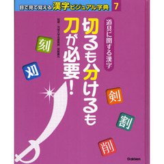 目で見て覚える漢字ビジュアル字典　７　道具に関する漢字　切るも分けるも刀が必要！