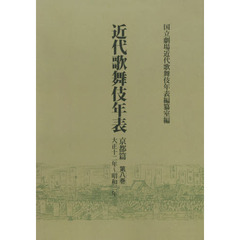 近代歌舞伎年表　京都篇第８巻　オンデマンド版　大正十二年～昭和三年