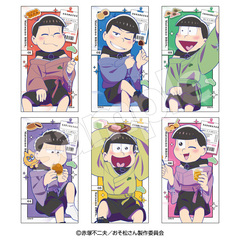 おそ松さん×推し旅 トレーディングクリアカード　単品（全6種よりランダム）