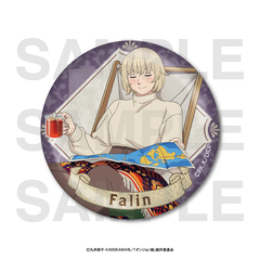 TVアニメ「ダンジョン飯」メタリック缶バッジ 描き下ろし「reading」ファリン（2026年10月以降発売予定）