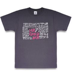 Mr.Children 30th Anniversary Tour／エントランス(Typo) Tシャツ　CHARCOAL GRAY