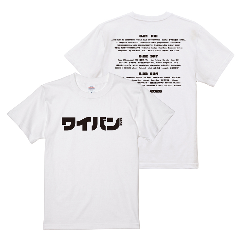 WILD BUNCH FEST. 2026 定番 TEE ホワイト 通販｜セブンネットショッピング
