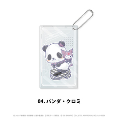 劇場版 呪術廻戦 0×サンリオキャラクターズ　クリアパスケース 04.パンダ・クロミ