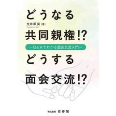 どうなる共同親権！？どうする面会交流！？　Ｑ＆Ａでわかる面会交流入門