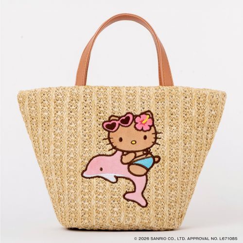 キティ　カゴバッグ　バタフライ　蝶 HELLO KITTY かごバッグBOOK pink dolphin ver. (宝島社ブランドムック