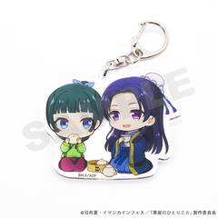 【薬屋のひとりごと】アクリルキーホルダー・猫猫と壬氏_茶会