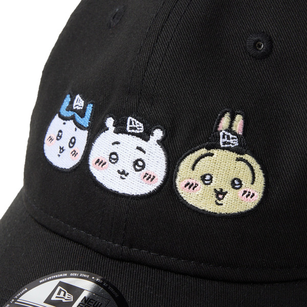 9TWENTY ちいかわ / ちいかわ・ハチワレ・うさぎ ブラック Sizes：M/L