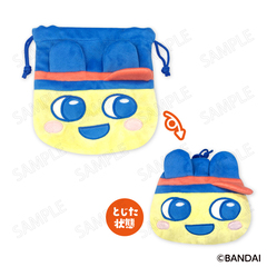 たまごっち ウェルカムバーガー フェイス巾着 ＜A：まめっち＞（2026年6月以降発売予定）