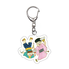 桂二葉×Aマッソ加納「にに」アクリルキーホルダー