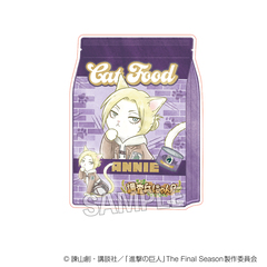 進撃の巨人　憲兵にゃん　ダイカットステッカー　アニ（2026年10月以降発売予定）