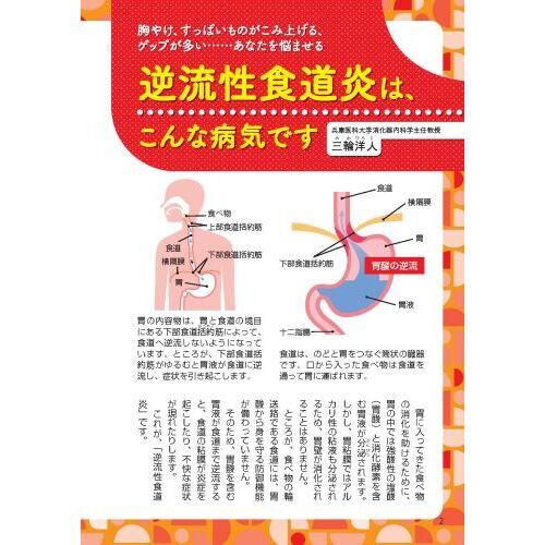 逆流性食道炎自力でよくなる！消化器病の名医陣が教える最新1分