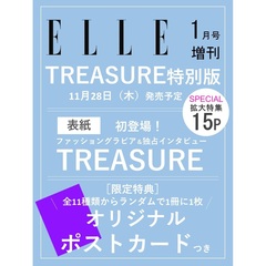 ＥＬＬＥ　ＪＡＰＯＮ（エル・ジャポン）　2025年1月号増刊 TREASURE特別版【共通特典：TREASUREオリジナルポストカード 1枚付き（11種からランダム1枚：ソロカット10種、全員集合カット1種）】