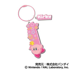 ワイヤープレートキーホルダー Vol.2　星のカービィ01　カービィ(スターロッド)（2025年8月以降発売予定）