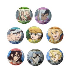Dr.STONE 百面相 缶バッジ Vol.2【単品】（2025年10月下旬以降発売予定）