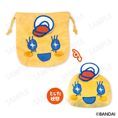 たまごっち ウェルカムバーガー フェイス巾着 ＜B：めめっち＞（2026年6月以降発売予定）