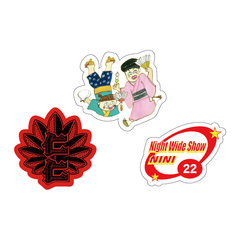 桂二葉×Aマッソ加納「にに」ステッカーセット