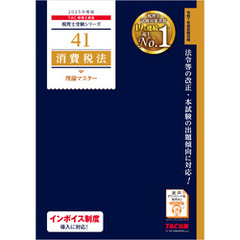 税理士 41 消費税法 理論マスター 2025年度版