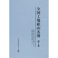 全国工場鉱山名簿　第１巻