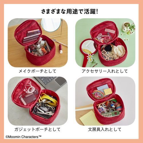 MOOMIN マルチに使える! もこもこポーチ BOOK リトルミイver. (宝島社
