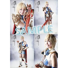 舞台版 誰ガ為のアルケミスト～聖ガ剣、十ノ戒～　キャストL判ブロマイド　4枚セット カノン／花影香音