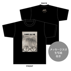 【SKE48】熊崎晴香　生誕記念Tシャツ(M)＆メッセージ入り生写真（2024年8月度）