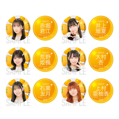 【SKE48】02荒野 姫楓「Tick tack zack」缶バッジ（2個セット）