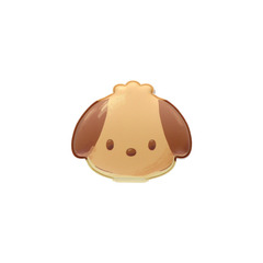 もっちりパンふせん　ポチャッコ