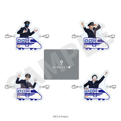 M.S.S Project×推し旅 トレーディングつながるアクリルチャーム　バラ（全5よりランダム1種）