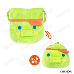 たまごっち ウェルカムバーガー フェイス巾着 ＜C：くちぱっち＞（2026年6月以降発売予定）