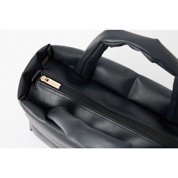 ブラック キルティング トートバッグ LA BAGAGERIE レザー調キルティングトートバッグBOOK (宝島社ブランド