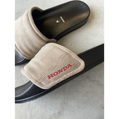 Honda x rerer シートカバーサンダル BEIGE（モケット）サイズ：42（26cm～27cm）【販路限定商品】