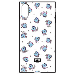 BT21 【MANG（パターン）】 ガラスハイブリッドiPhoneXS/Xケース