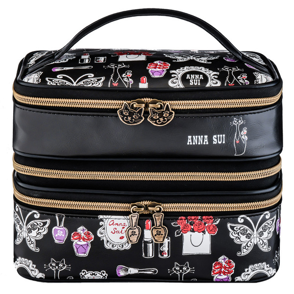 ANNA SUI COLLECTION BOOK 2つに分かれるバニティポーチ 通販｜セブン