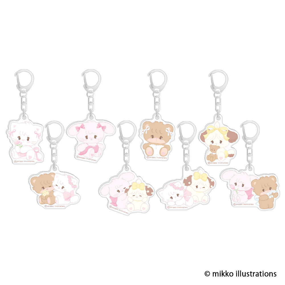 トレーディングアクリルキーホルダー mikko illustrations【単品