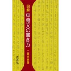 図解甲骨文の書き方　千字文・部首