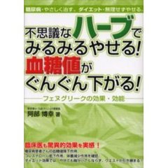 不思議なハーブでみるみるやせる！血糖値がぐんぐん下がる！　フェヌグリークの効果・効能