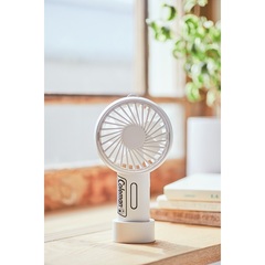 Coleman BRAND BOOK #05 ミニ扇風機シェルホワイト（セブン－イレブン／セブンネット限定）