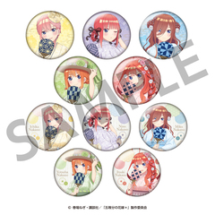 五等分の花嫁＊　トレーディング缶バッジ ＜納涼Style＞ 単品（全10種よりランダム1種）