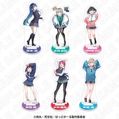 ばっどがーるアニメ化記念原画展 ミニアクリルスタンド（6人セット）