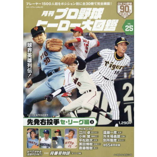 月刊プロ野球ヒーロー大図鑑 VOL．25 先発右投手 セ・リーグ編3