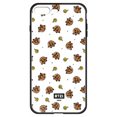 BT21 【SHOOKY（パターン）】 ガラスハイブリッドiPhone8Plus/7Plusケース