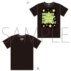 ユニゾン！真夏の学園祭　Ｔシャツ　黒（サイズ：１６０）